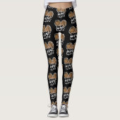 Leggings Illustration drôle de Deez Nutz (Devant)