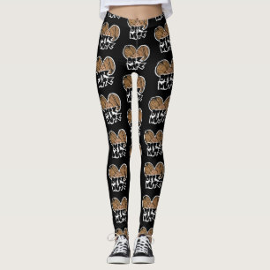 Leggings Illustration drôle de Deez Nutz