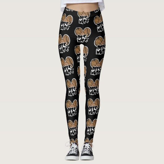 Leggings Illustration drôle de Deez Nutz (Devant)