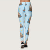 Leggings Illustration drôle de morse joyeux (Dos)