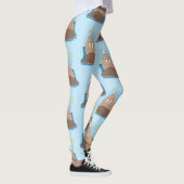 Leggings Illustration drôle de morse joyeux (Droite)