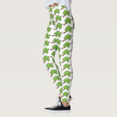 Leggings Illustration du caméléon de la parson (Gauche)