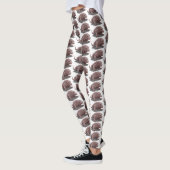 Leggings Illustration du dragon de Komodo (Gauche)