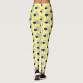 Leggings Illustration du faisan de Bulwer (Dos)
