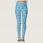 Leggings Illustration du fourgon de livraison (Devant)