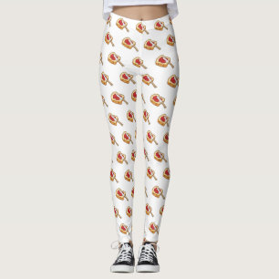 Leggings Illustration du pain et de la confiture