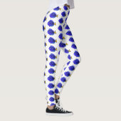 Leggings Illustration du poisson de la cuve bleue (Droite)