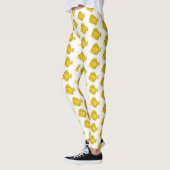 Leggings Illustration du poisson-tang jaune (Gauche)
