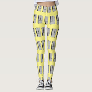 Leggings Illustration du réfrigérateur de porte française