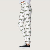 Leggings Illustration d'un avion militaire (Gauche)