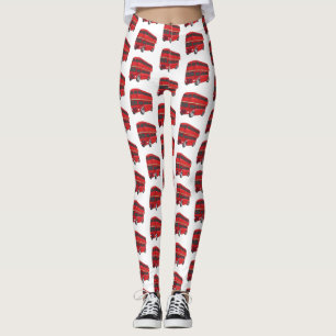 Leggings Illustration d'un bus à deux étages