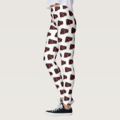 Leggings Illustration d'un bus à deux étages (Gauche)