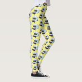Leggings Illustration d'un campervan heureux (Droite)