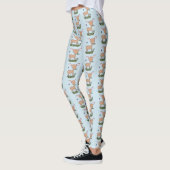 Leggings Illustration d'une jolie dessin de cerf de bébé he (Gauche)