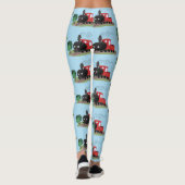 Leggings Illustration d'une locomotive à vapeur mûre (Dos)