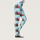 Leggings Illustration d'une locomotive à vapeur mûre (Droite)