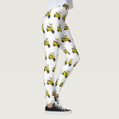 Leggings Illustration d'une moto cyclable (Droite)