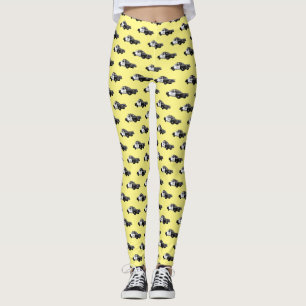 Leggings Illustration d'une voiture de police