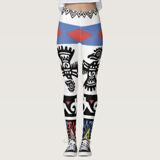Leggings Illustration ethnique des Amérindiens