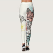 Leggings Illustration Fleur (Dos)