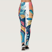 Leggings Illustration graphique de Cat Lady (Dos)