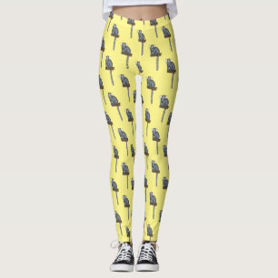 Leggings Illustration marmoset commune