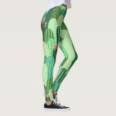 Leggings Illustration Motif colorée Cactus (Droite)