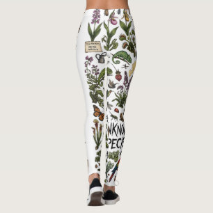 Leggings Illustration Pr de Botanica Chaotique Écologies Su