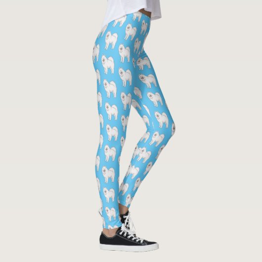 Leggings Illustration Samoyed dog (Droite)