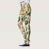 Leggings Illustration scientifique végétale des fruits (Gauche)