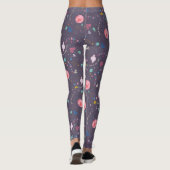 Leggings Illustration Supergirl volant vers le haut (Dos)