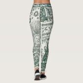 Leggings Illustration vintage de flammarion de l'univers (Dos)