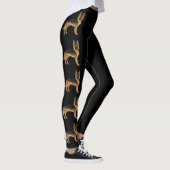 Leggings Illustrations De Chien De Berger Allemand Noir Et  (Droite)