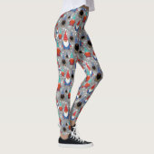 Leggings Illustrations de flocon de neige Gnome Motif de No (Droite)