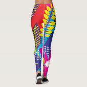 Leggings Illustrations florales (Dos)