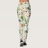 Leggings Illustrations scandinaves de style sur le motif (Dos)