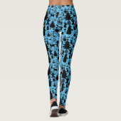 Leggings Image de Christmas L Blue BG (Dos)