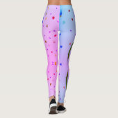 Leggings Image de dessin de plusieurs couleurs (Dos)