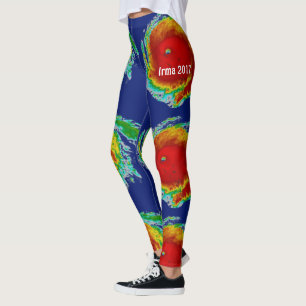 Leggings Image de radar d'ouragan Irma