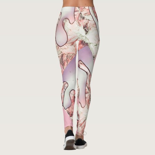Leggings Image microscopique de glace (Dos)