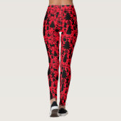 Leggings Image Red BG de Noël (Dos)