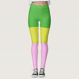 Leggings image trois couleurs art