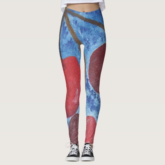 Leggings Imagen de mi obra Cerezas (Devant)