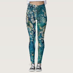 Leggings Imaginaire Abstrait sous-marin
