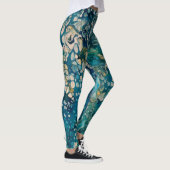Leggings Imaginaire Abstrait sous-marin (Droite)
