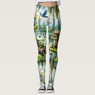 Leggings Imaginaire alligator marécage Thunder_Cove