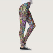 Leggings imaginaire arc-en-ciel papillon motif (Droite)