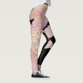 Leggings Imaginaire d'aquarelle d'étincelle et de parties (Droite)