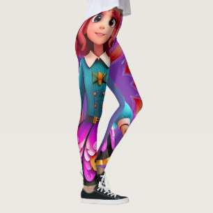 Leggings Imaginaire Dessin de fille