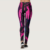 Leggings Imaginaire rose lune (Dos)